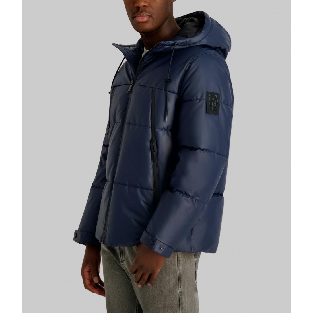 'Mid Weight Hooded Puffer With Pockets' für Herren