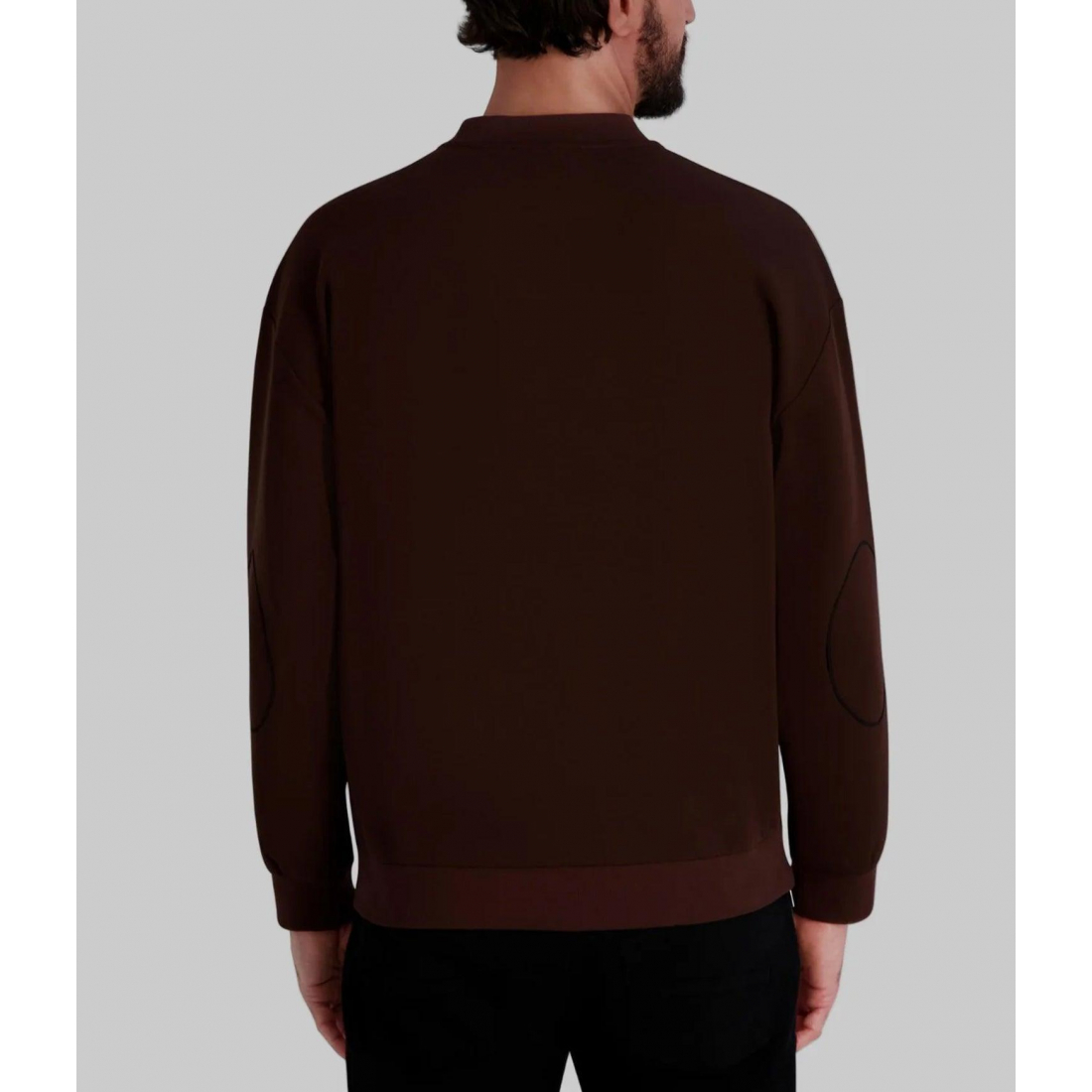 'Crew Neck Sweatshirt With Patch Logo' pour Hommes