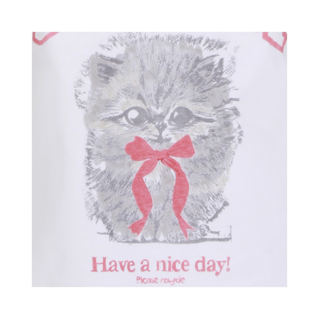 T-shirt 'Cat Print' pour Femmes