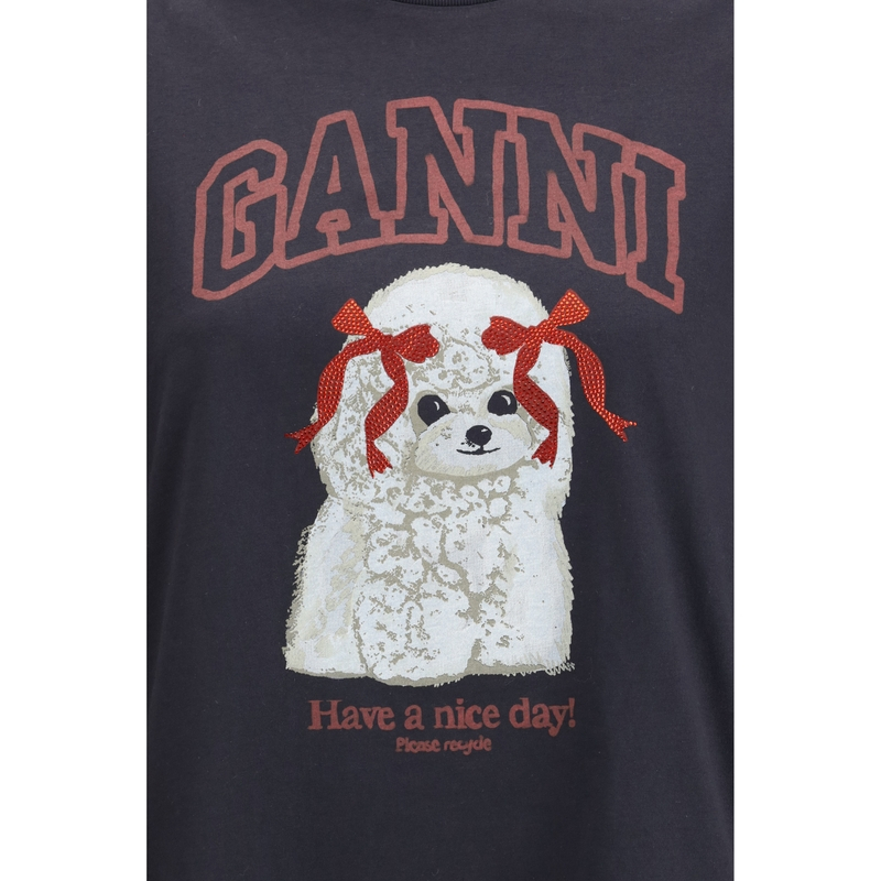 T-Shirt manches longues 'Puppy' pour Femmes