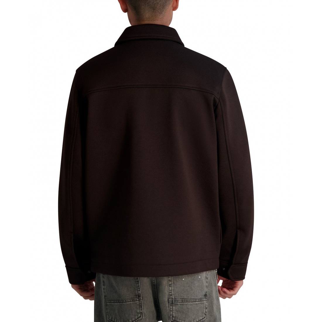 'Twill Collared Shirt Jacket' für Herren