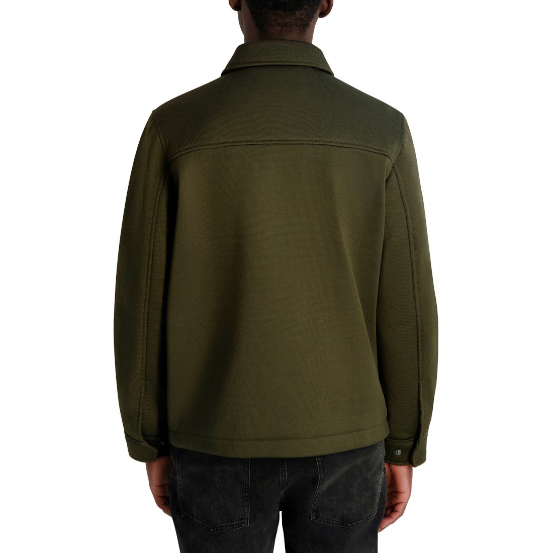 'Twill Collared Shirt Jacket' für Herren