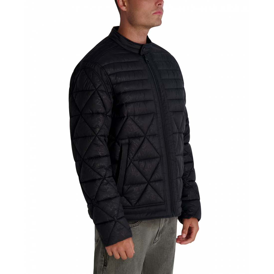 'Graffiti Karl Quilted Jacket' für Herren
