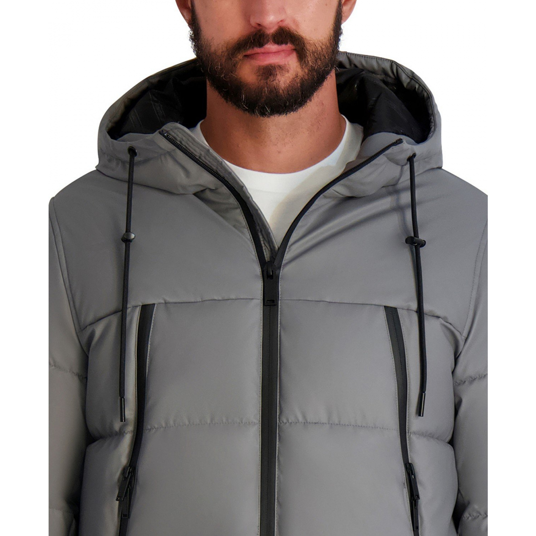 'Midweight Hooded Puffer Pockets Jacket' pour Hommes