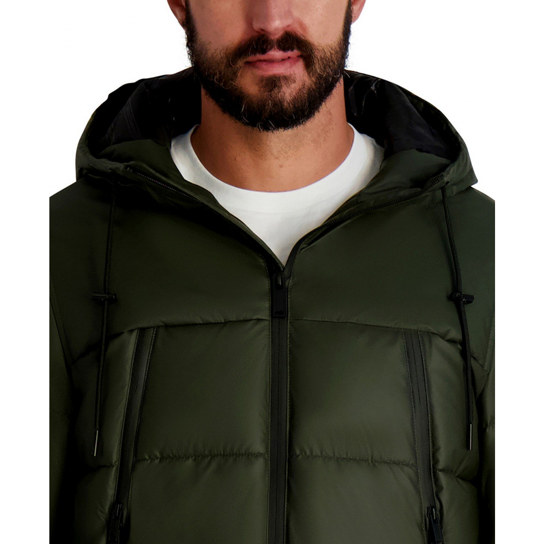 'Midweight Hooded Puffer Pockets Jacket' pour Hommes