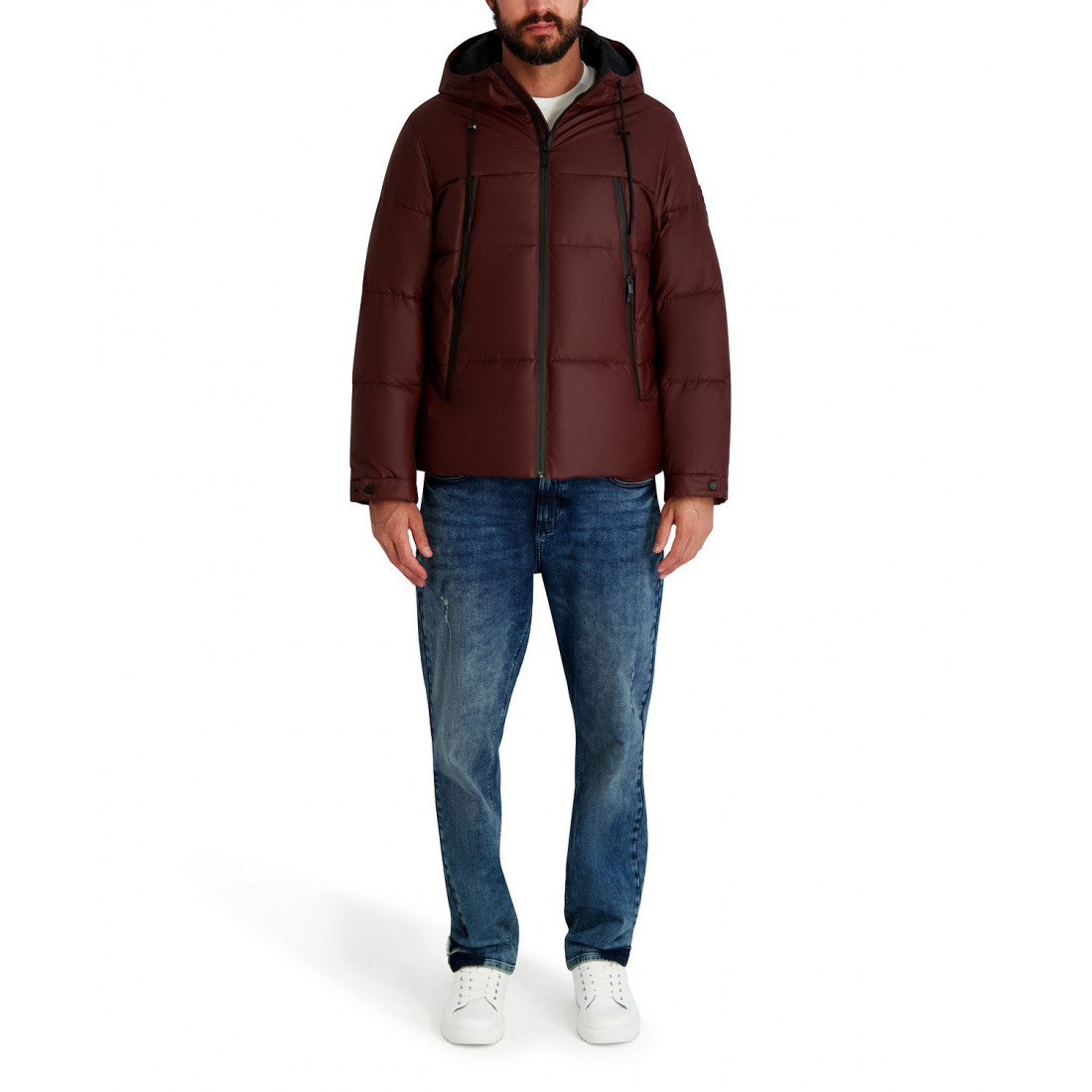 'Midweight Hooded Puffer Pockets Jacket' für Herren