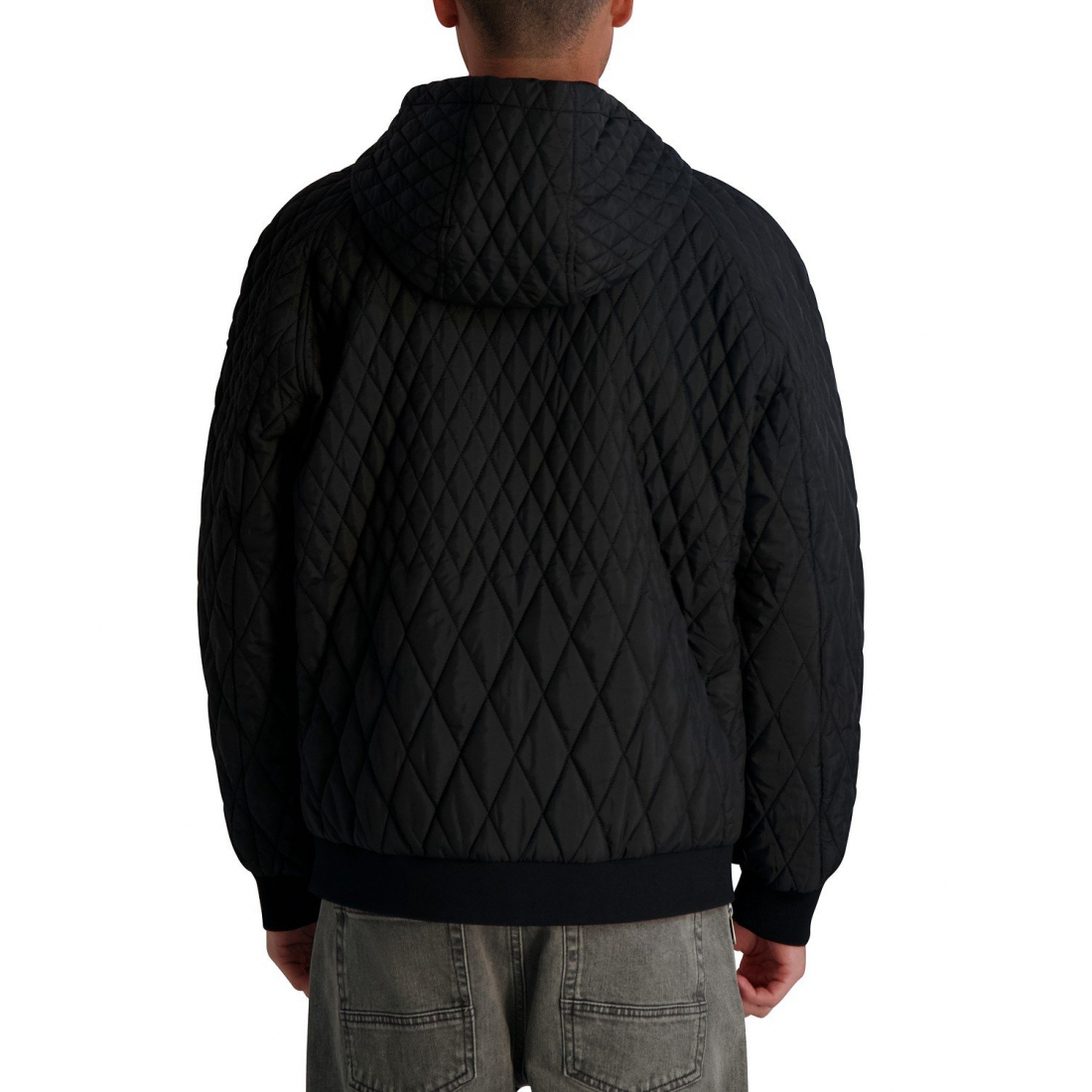 'Diamond Quilted Bomber Jacket' pour Hommes