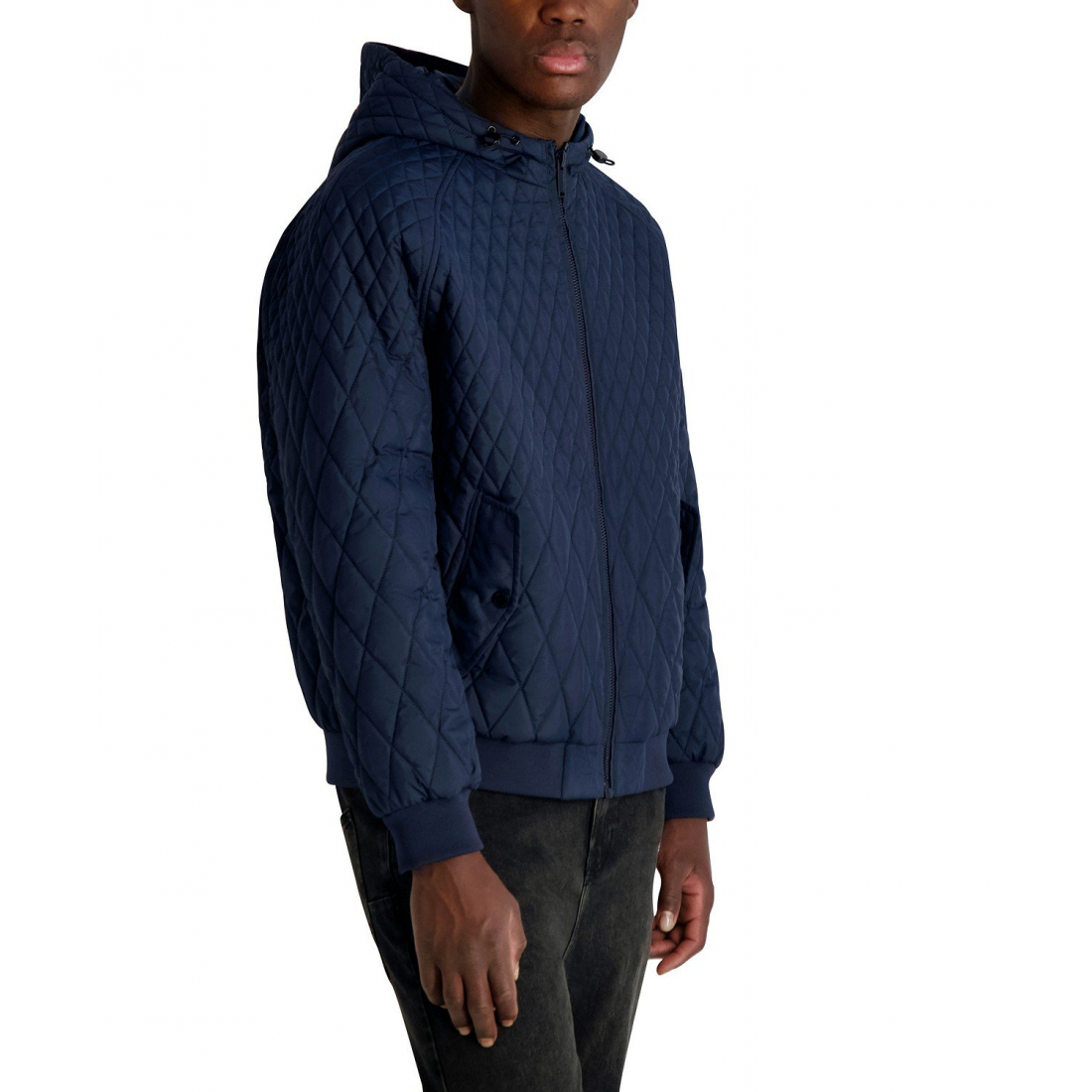 'Diamond Quilted Bomber Jacket' pour Hommes