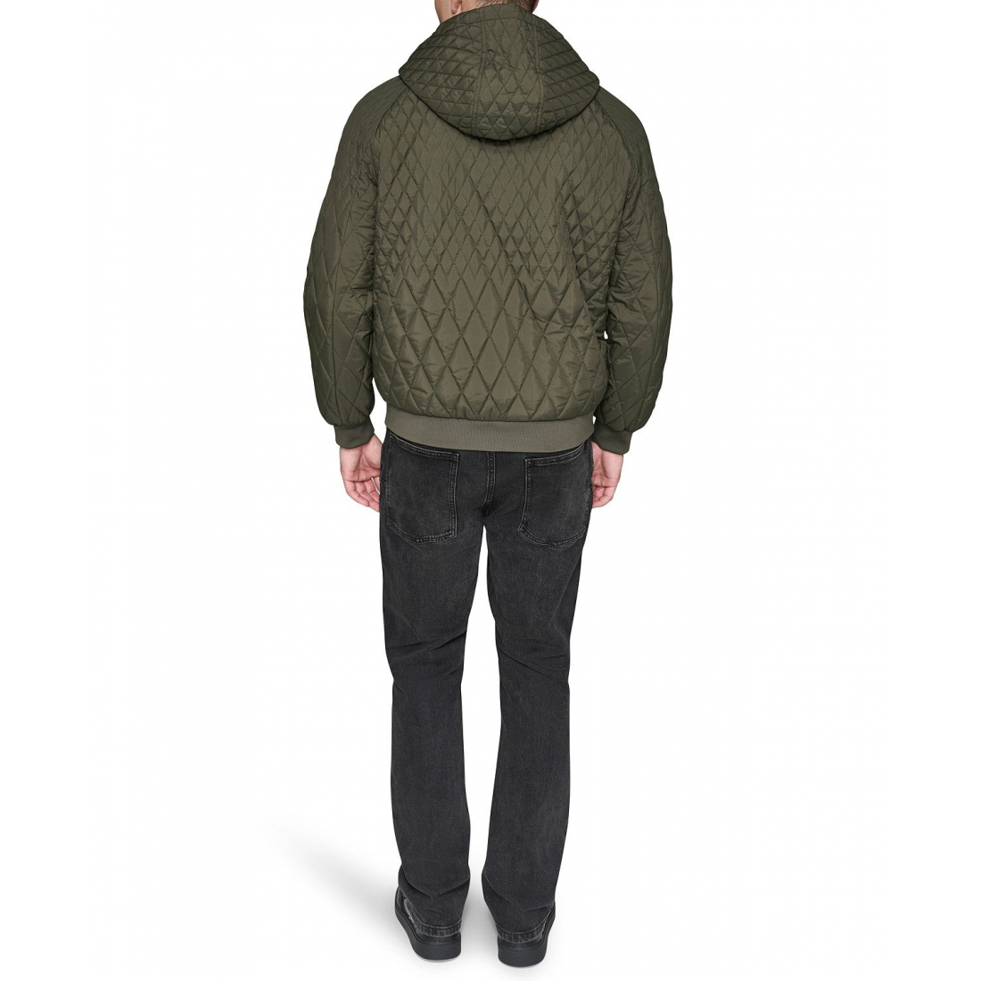 'Diamond Quilted Bomber Jacket' pour Hommes