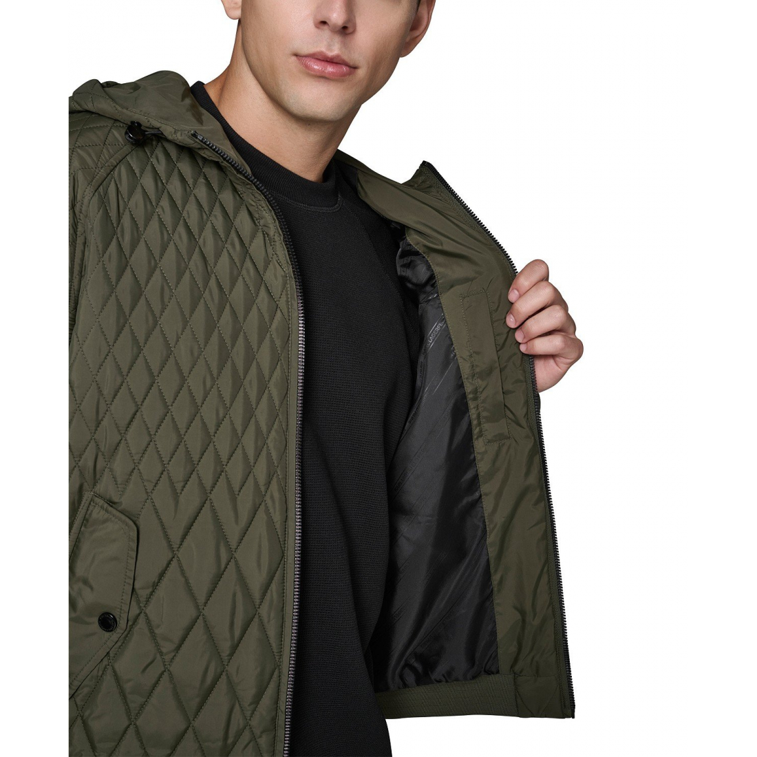 'Diamond Quilted Bomber Jacket' pour Hommes