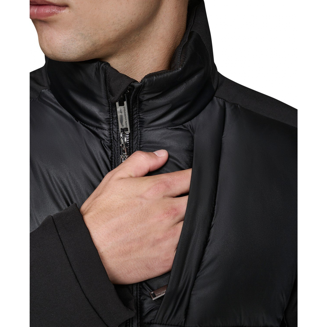 'Mixed Media Quilted Jacket' für Herren
