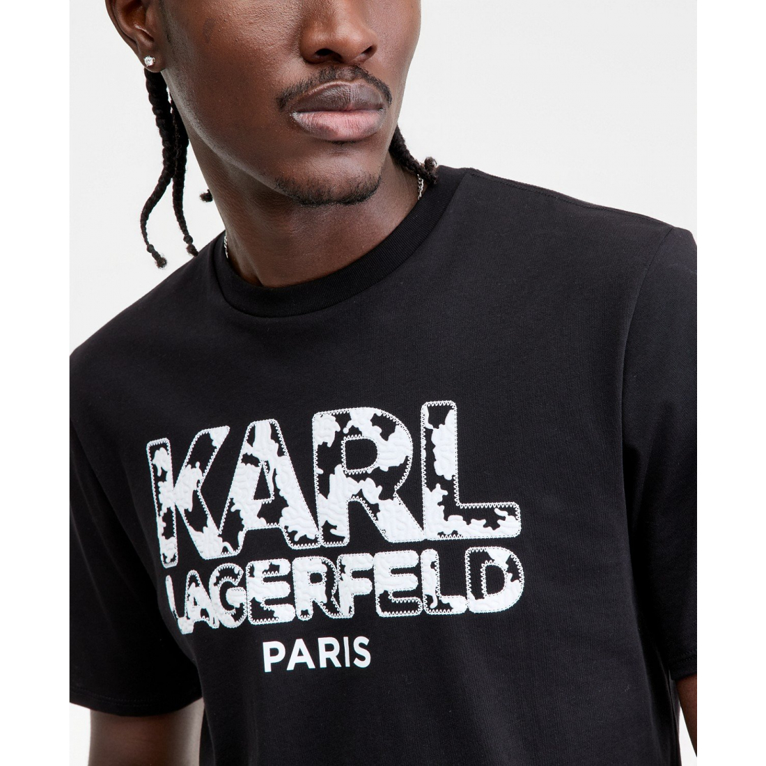 'Foam Textured Logo T-Shirt' für Herren