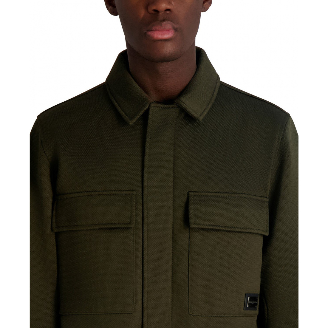 'Twill Collared Shirt Jacket' für Herren