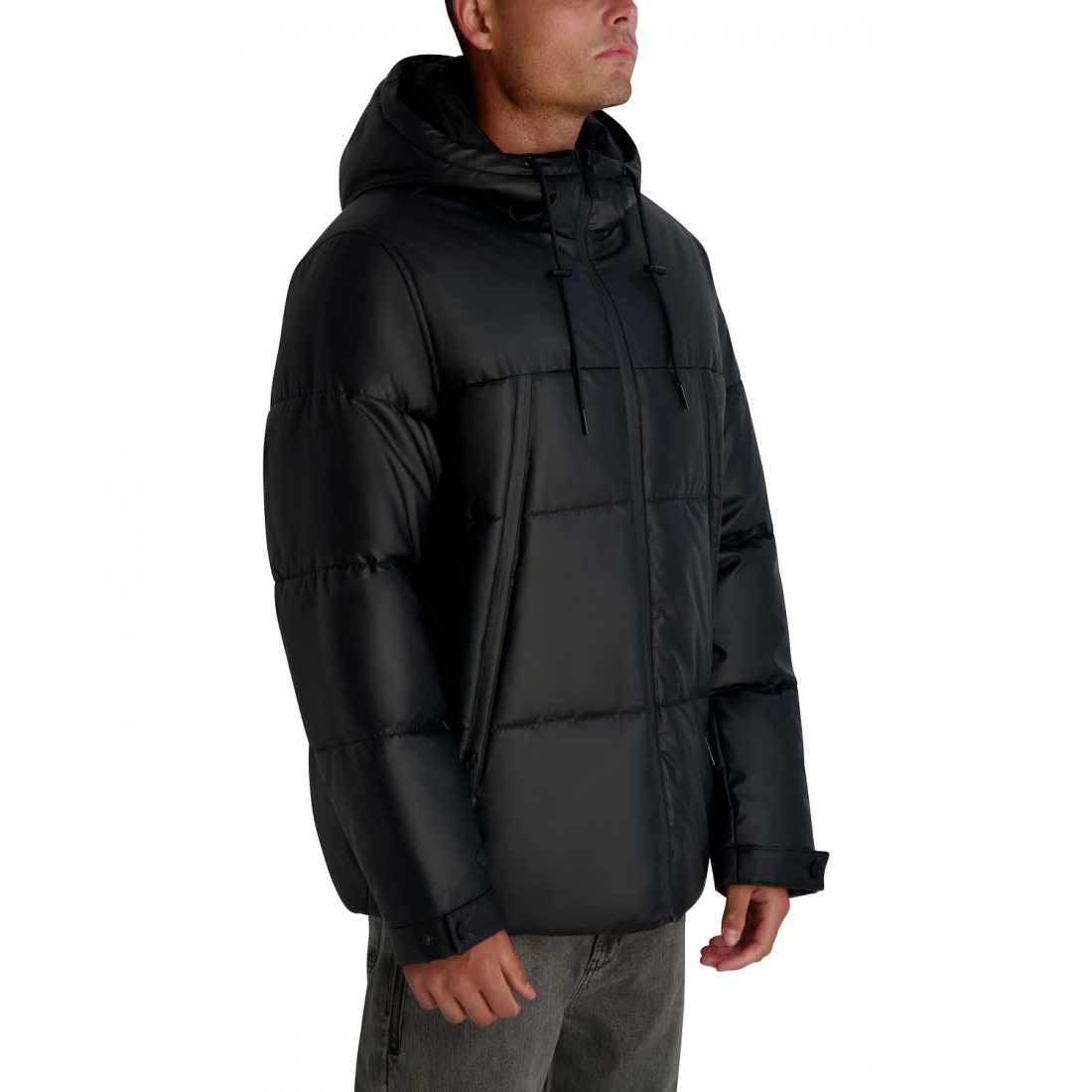 'Midweight Hooded Puffer Pockets Jacket' pour Hommes