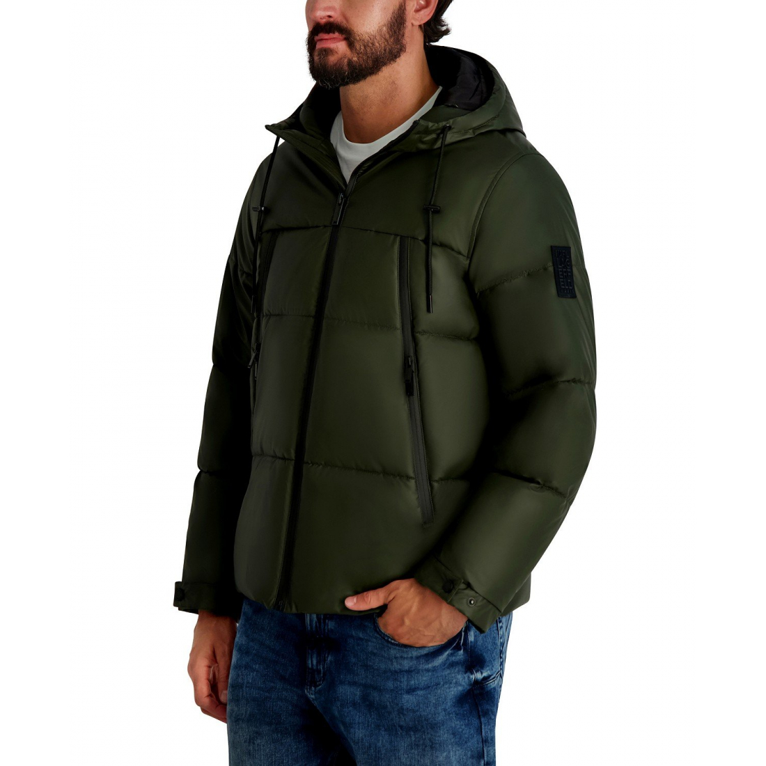 'Midweight Hooded Puffer Pockets Jacket' pour Hommes
