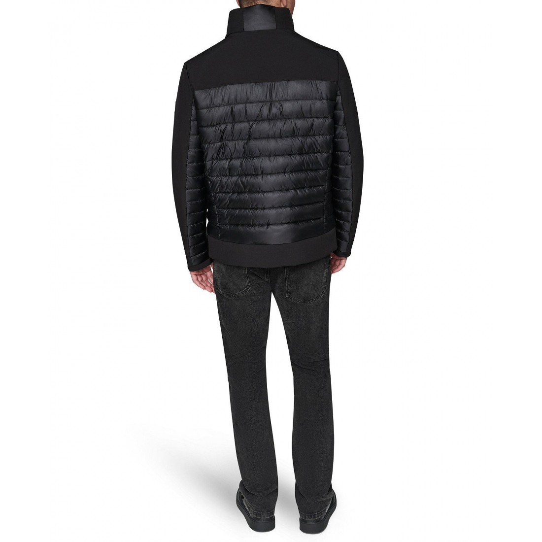 'Mixed Media Quilted Jacket' für Herren