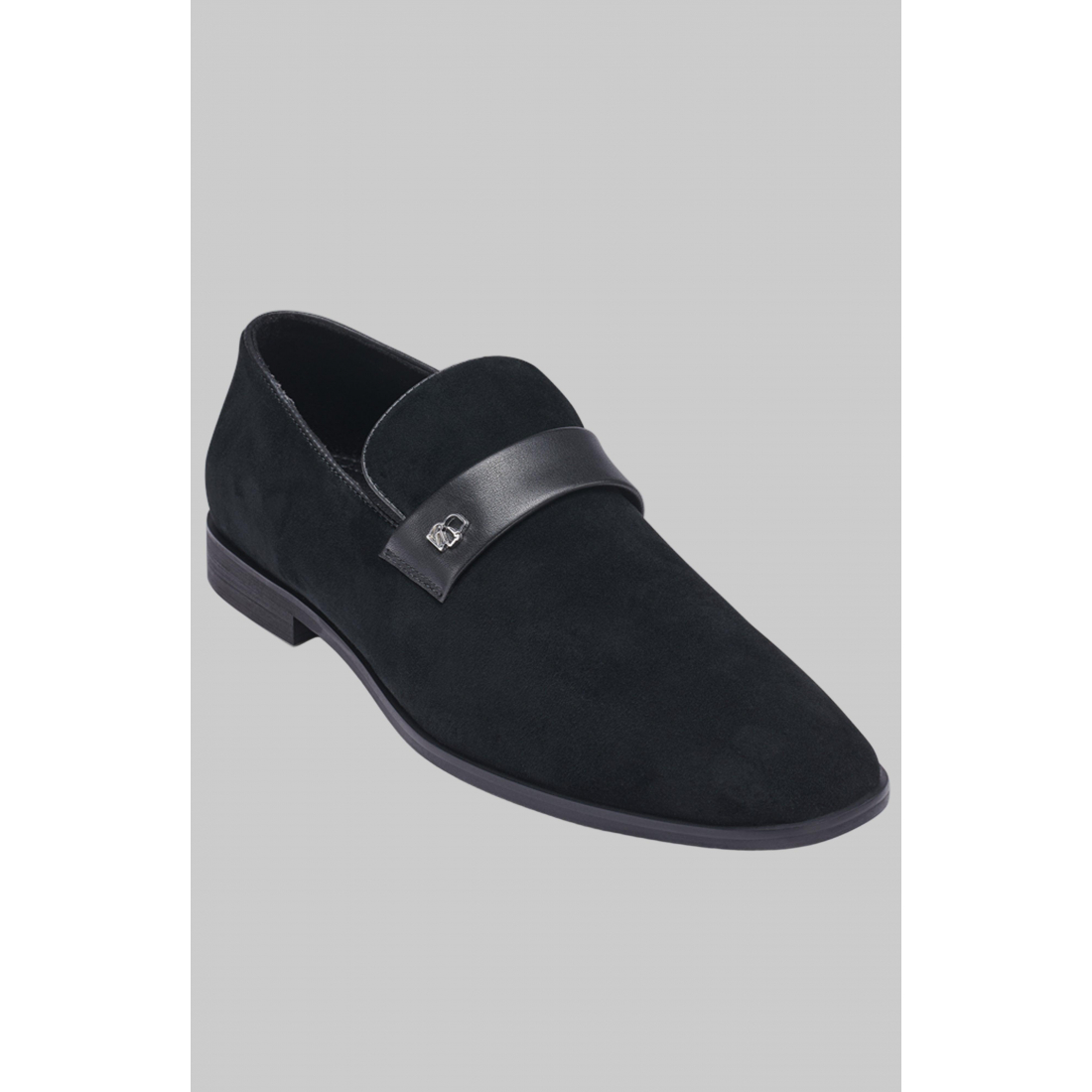 'Suede Evening Loafer With Leather Band' für Herren