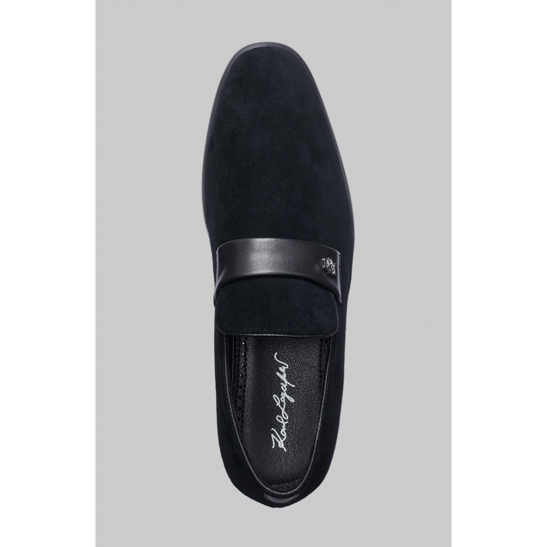 'Suede Evening Loafer With Leather Band' für Herren