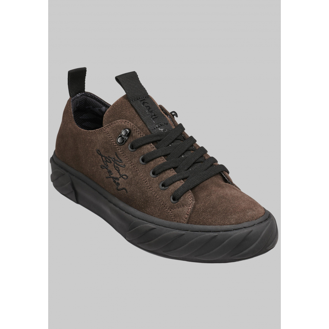 'Low Profile Suede Sneaker With Side Logo' für Herren