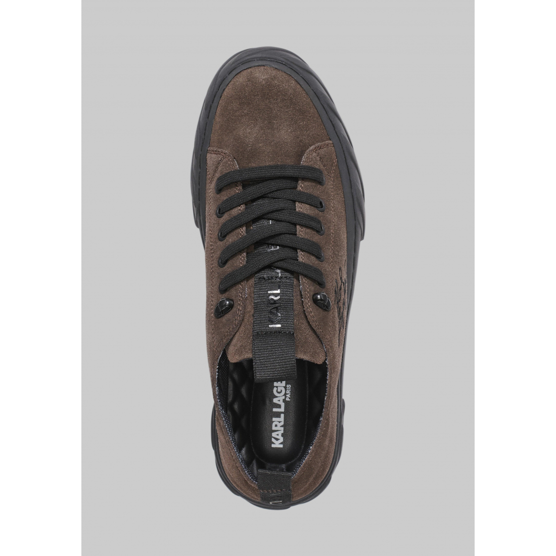 'Low Profile Suede Sneaker With Side Logo' für Herren