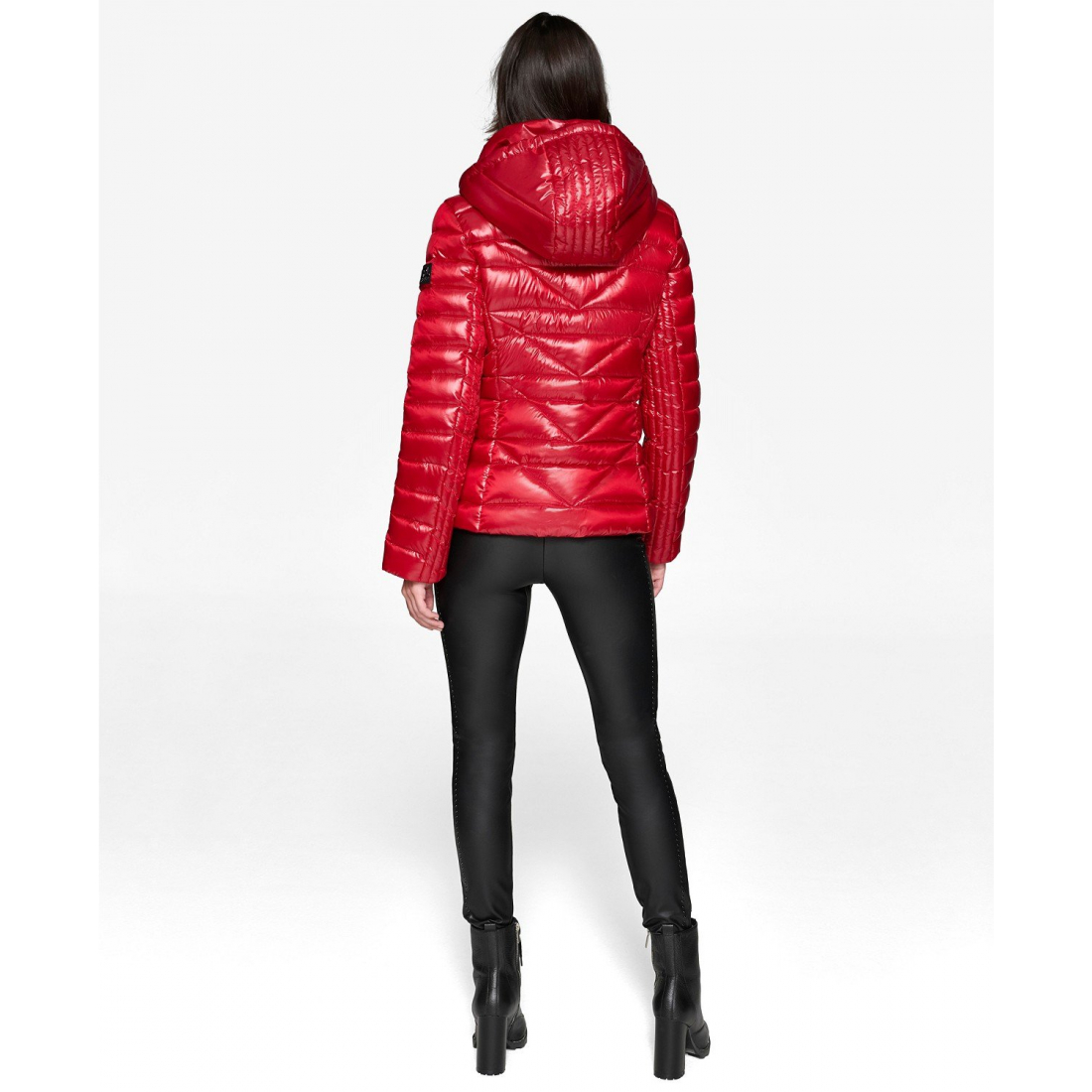 'Drawstring Puffer Coat' für Damen