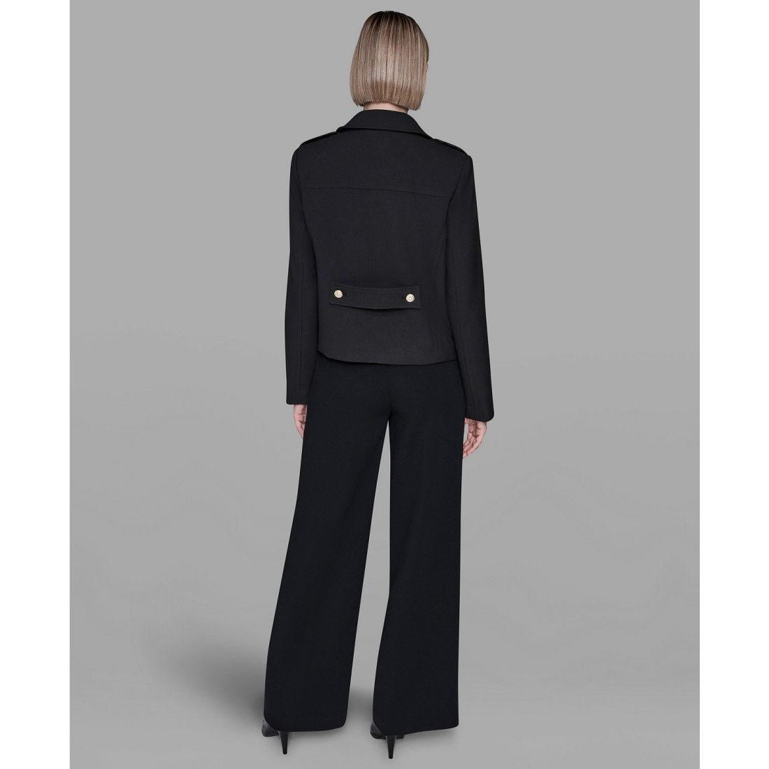 'Collared Double-Breasted Jacket' pour Femmes