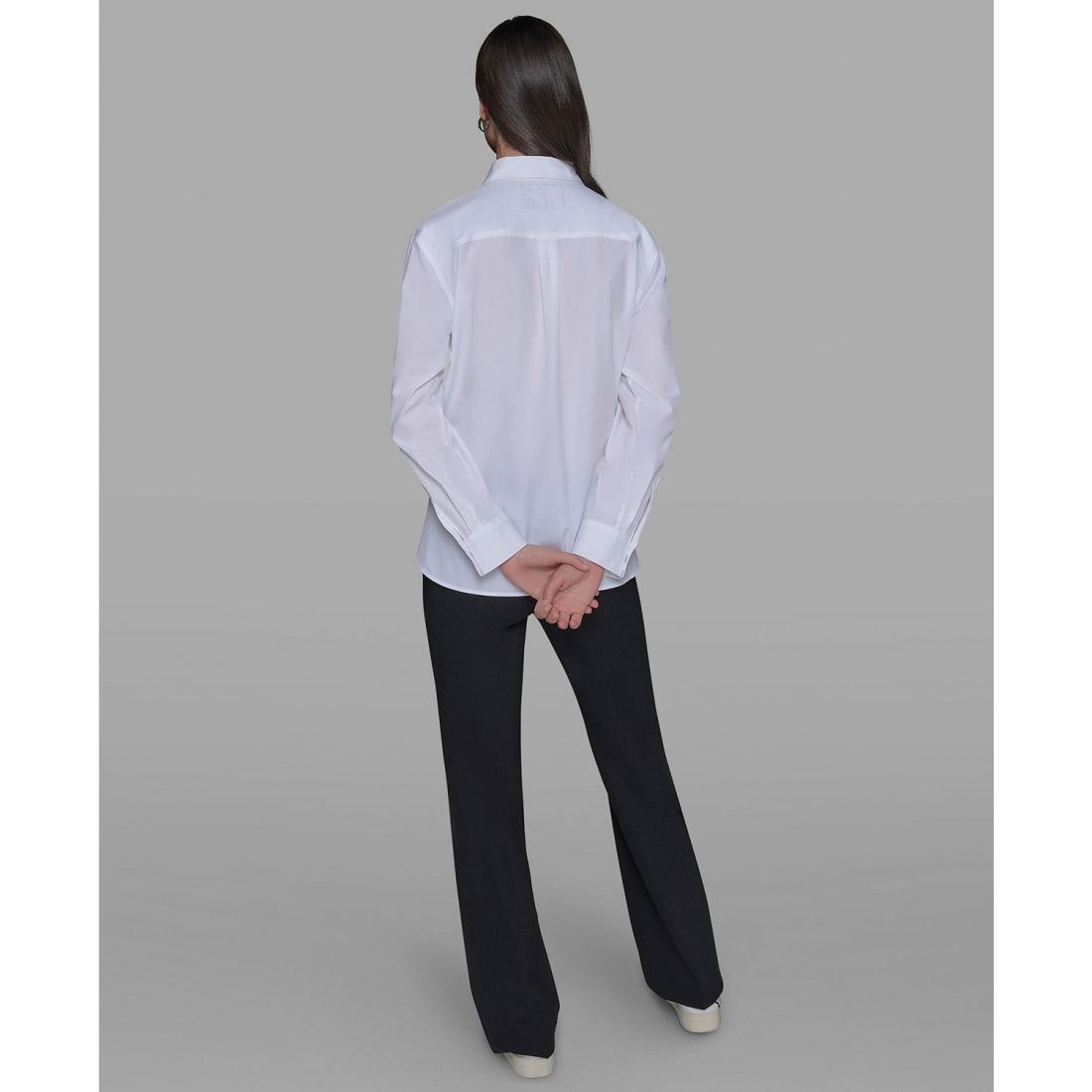 'Portrait Button Down Top' für Damen