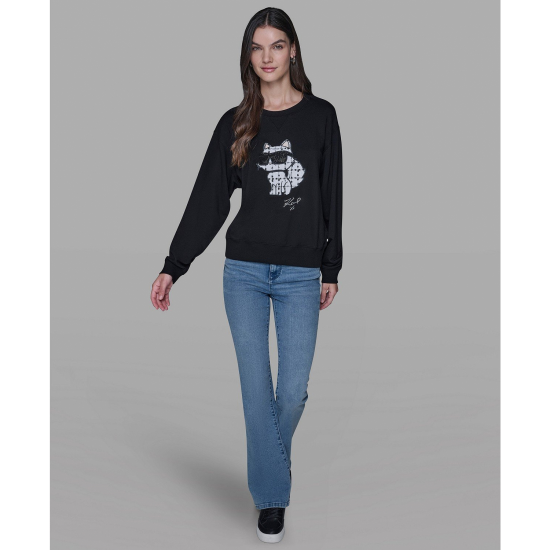 'Emoji Choupette Detail Sweater' pour Femmes