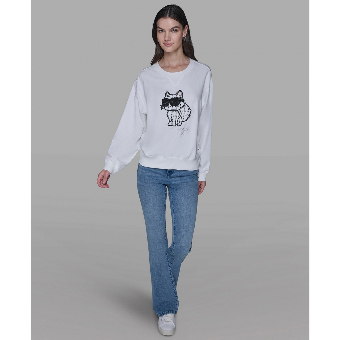 'Emoji Choupette Detail Sweater' pour Femmes
