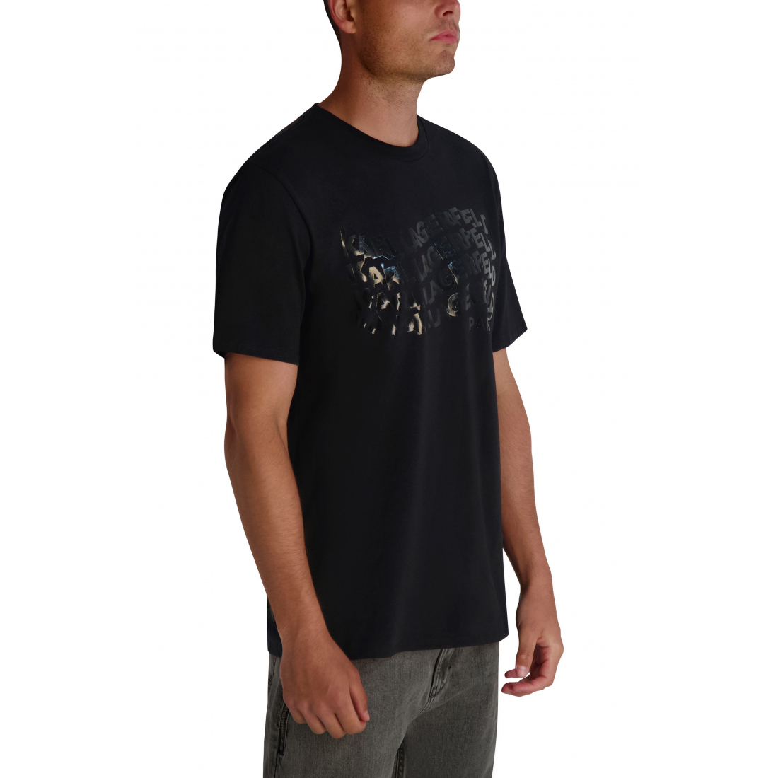 'Wavy Logo Graphic T-Shirt' für Herren