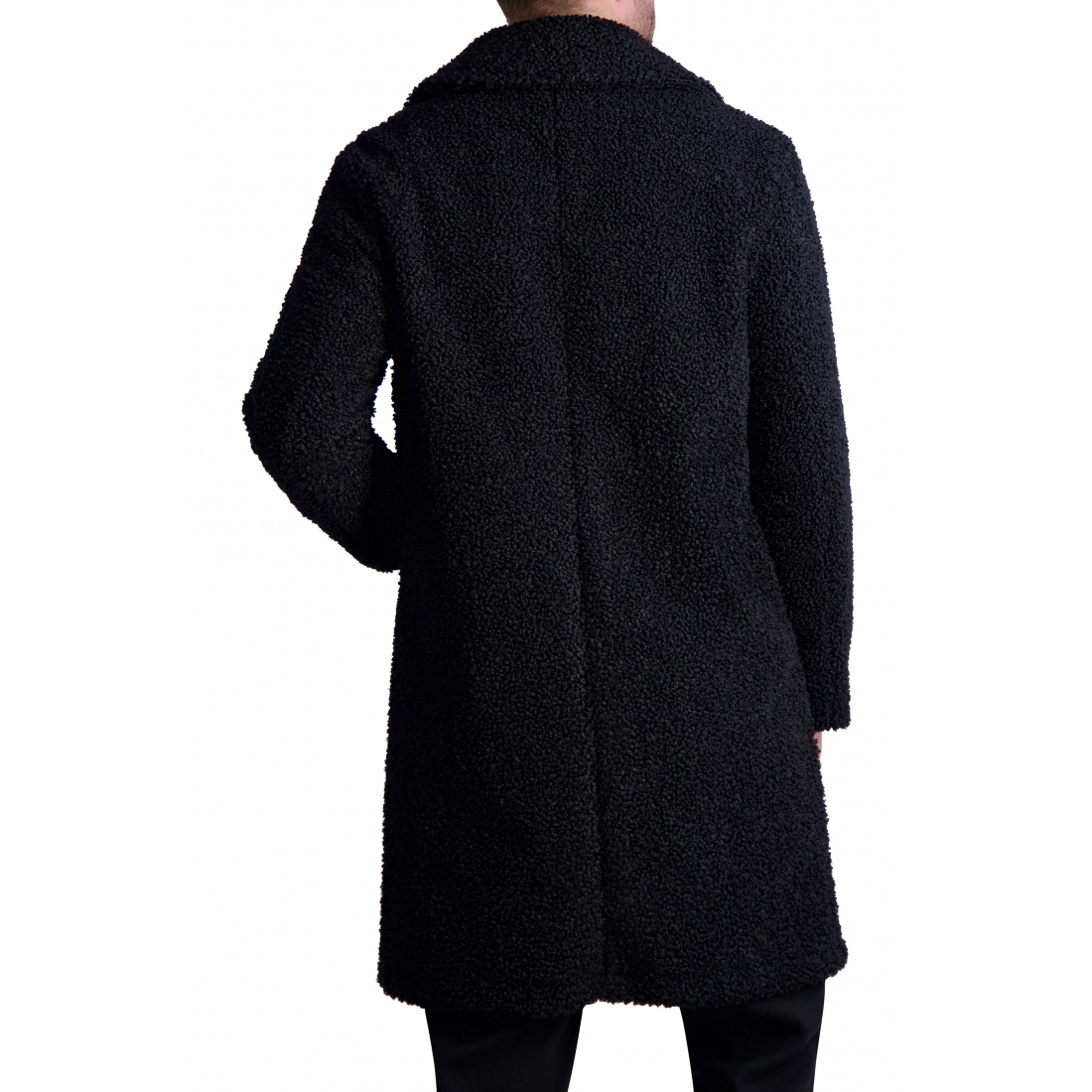 'Fleece Longline Coat' pour Hommes