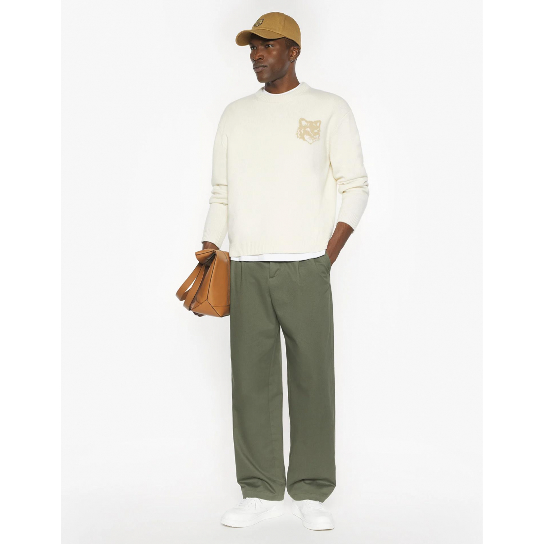 Men's 'Fox Head-Intarsia' Sweater