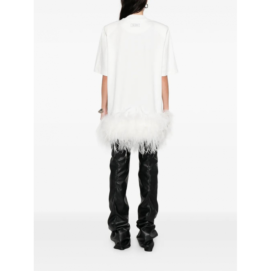 Robe mini 'Feather Trim' pour Femmes