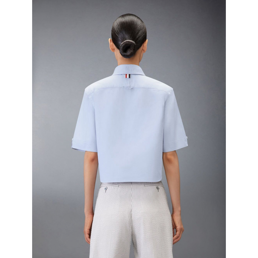 Chemise 'Oxford Cropped' pour Femmes