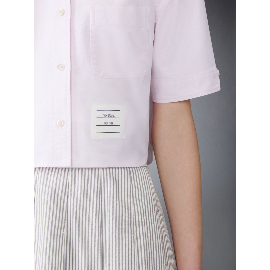 Chemise 'Oxford Cropped' pour Femmes