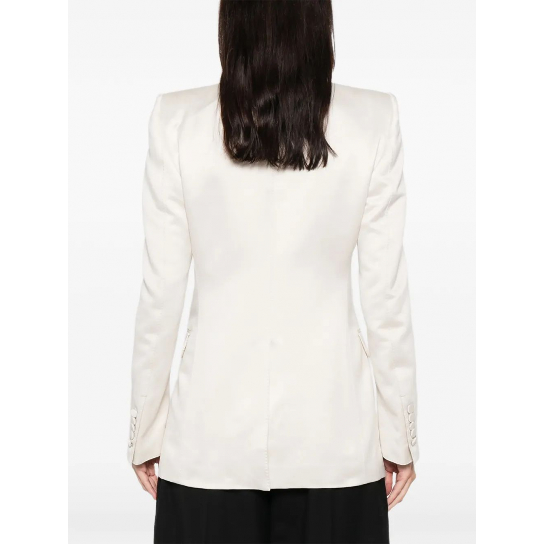 Blazer 'Flap-Pocket Single-Breasted' pour Femmes