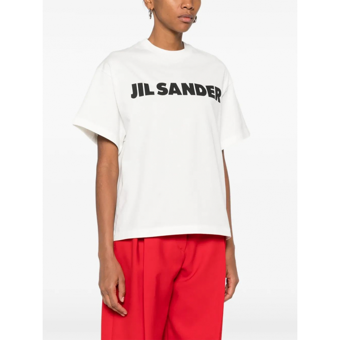 'Logo Crew-Neck' T-Shirt für Damen