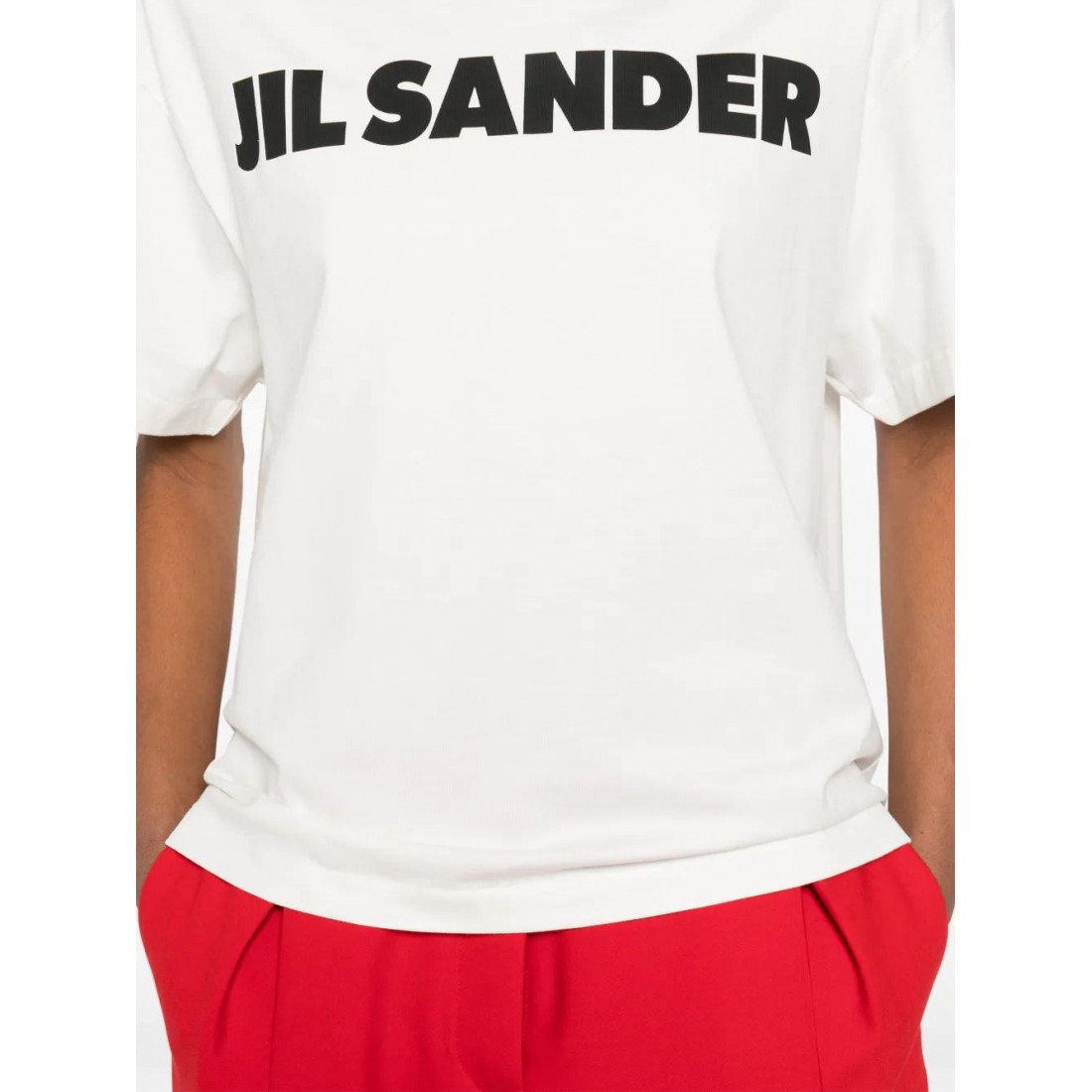 'Logo Crew-Neck' T-Shirt für Damen