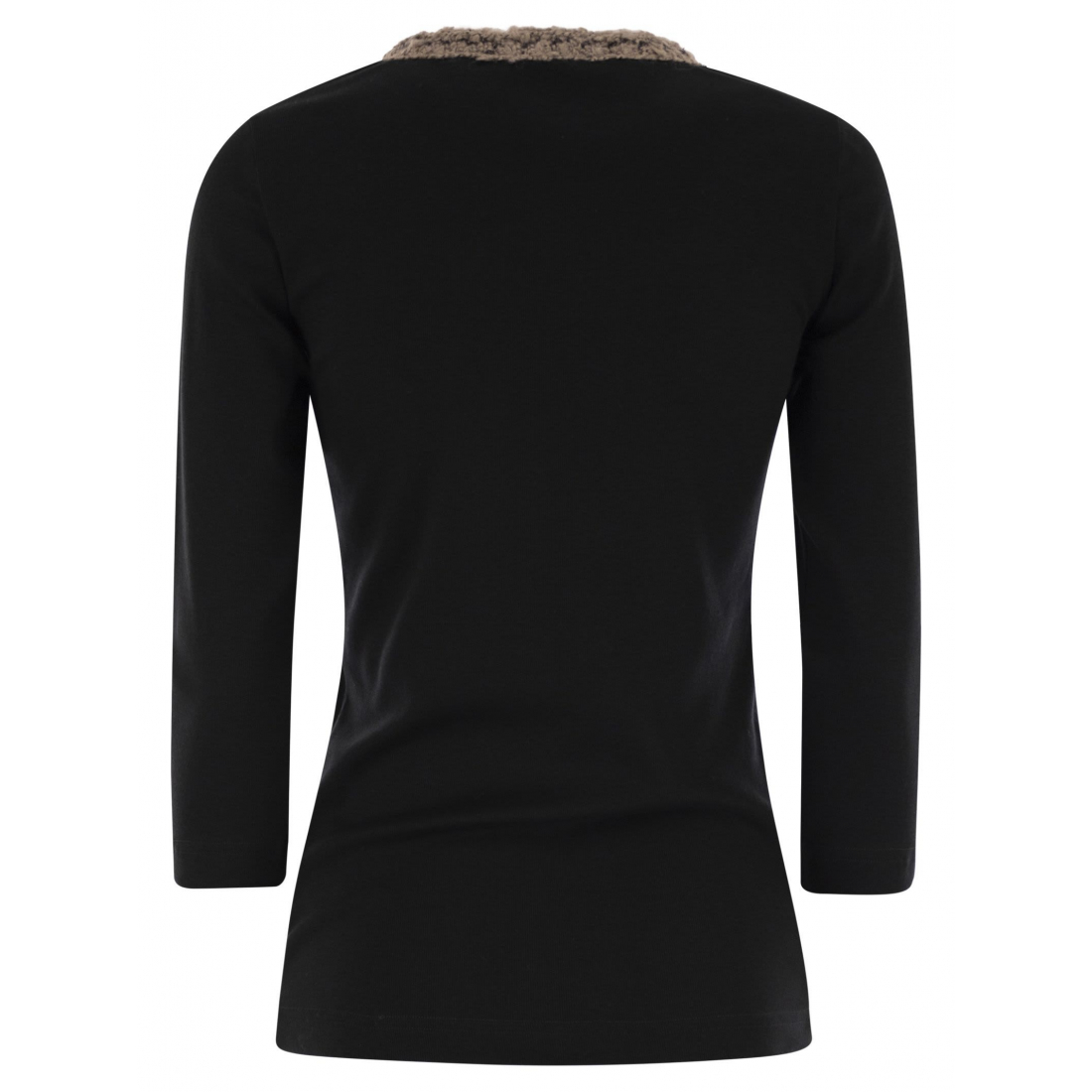 T-Shirt à manches 3/4 'Neck Detailing' pour Femmes