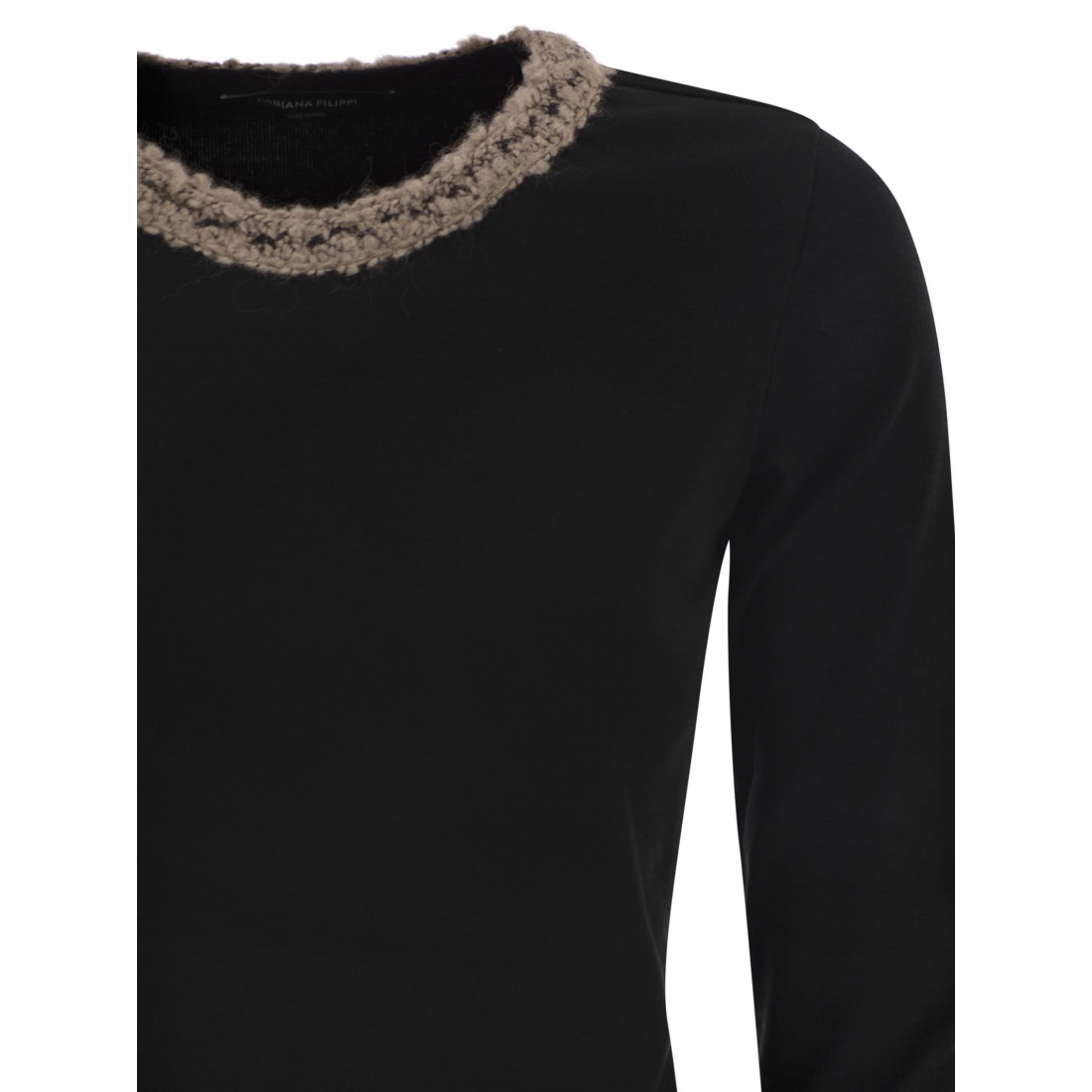 T-Shirt à manches 3/4 'Neck Detailing' pour Femmes