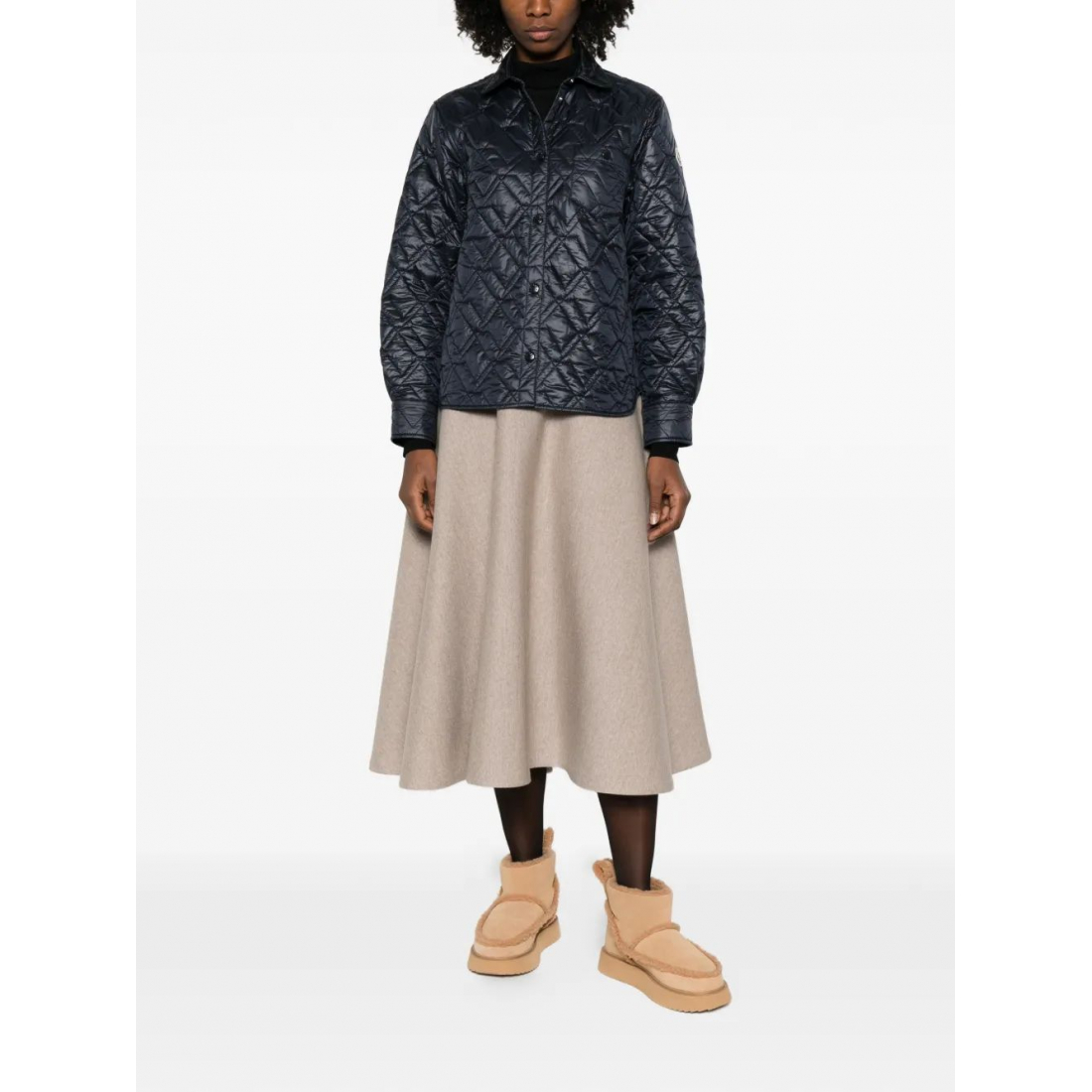 Women's 'Quilted Pocket' Overshirt