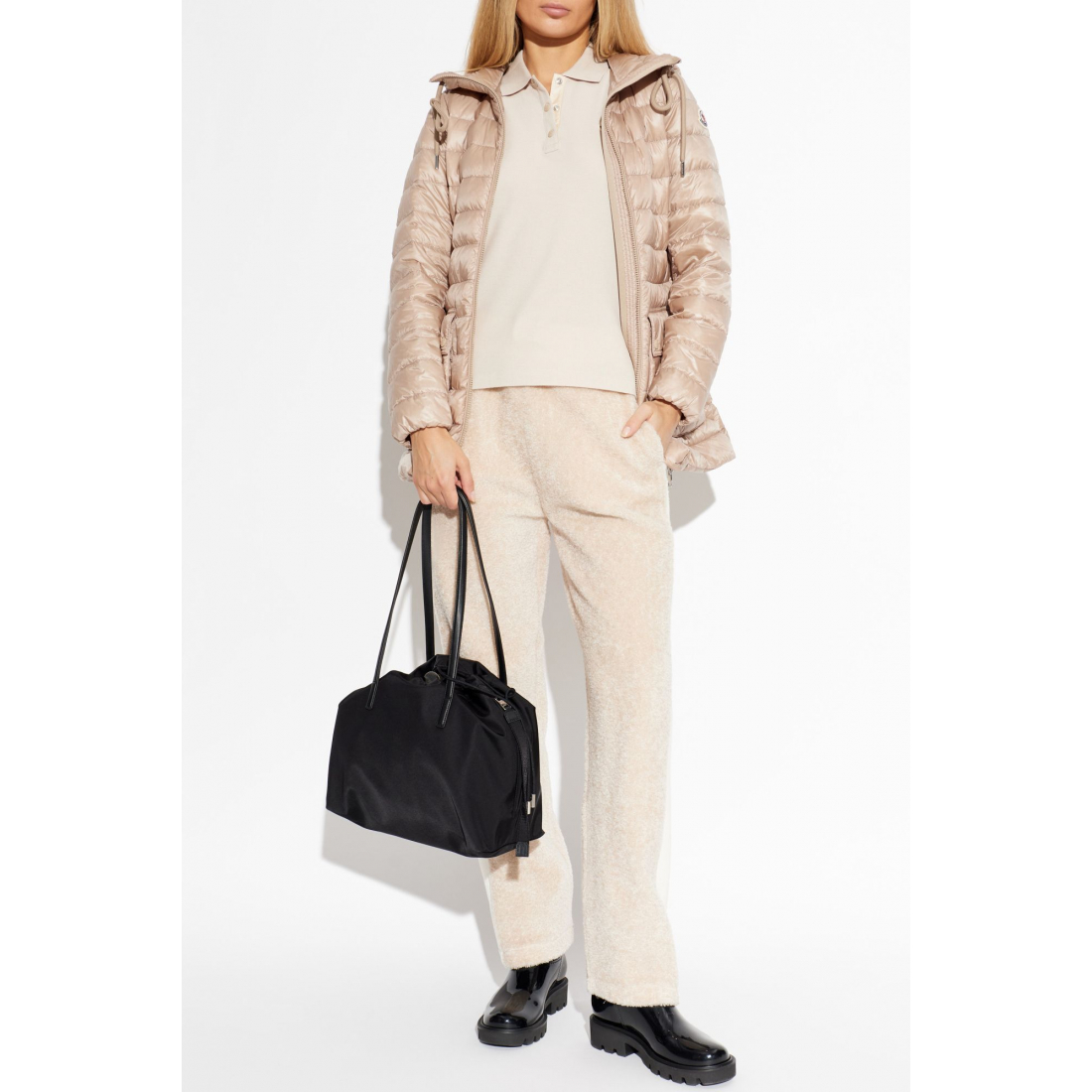 'Logo' Polohemd für Damen