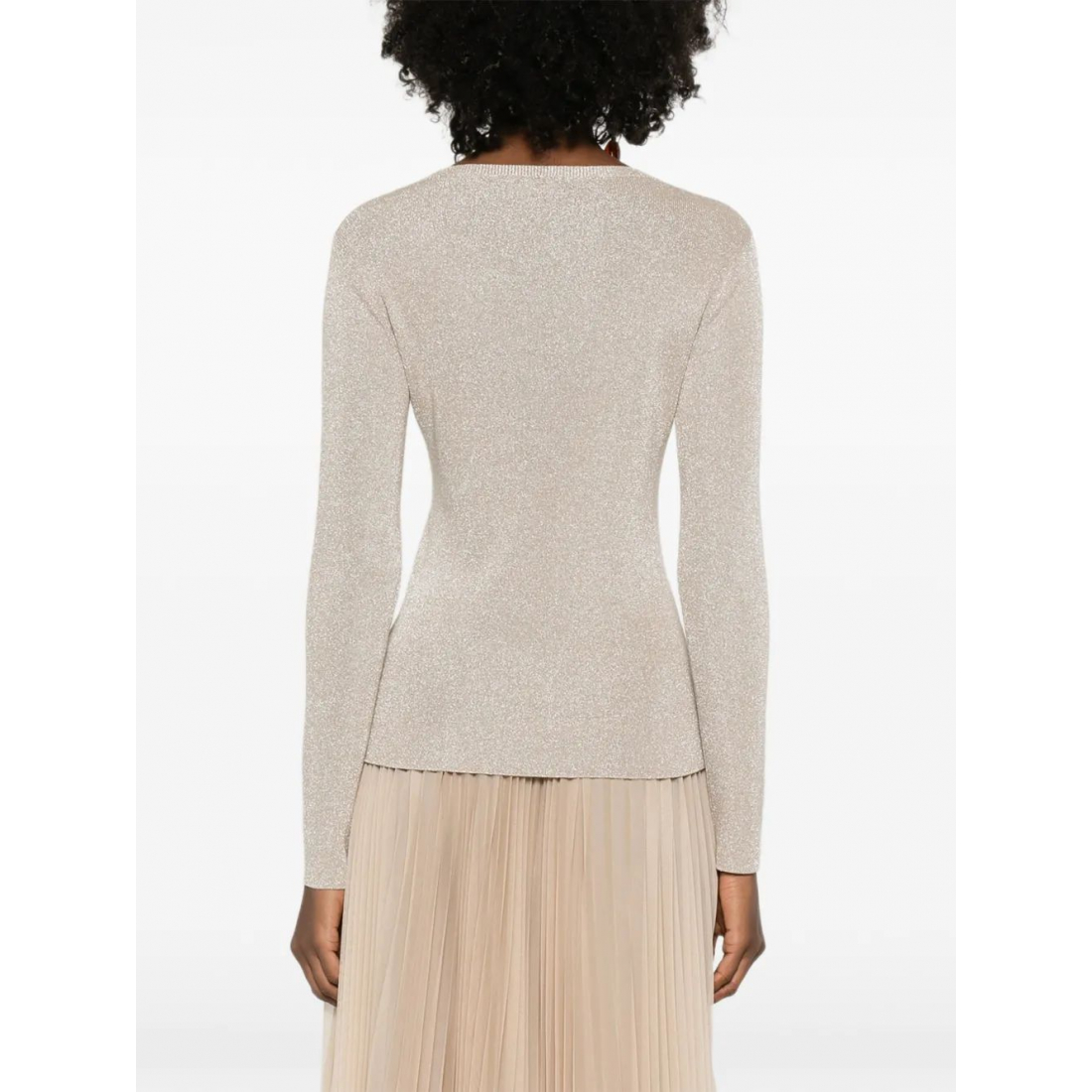 Top à manches longues 'Scoop-Neck' pour Femmes