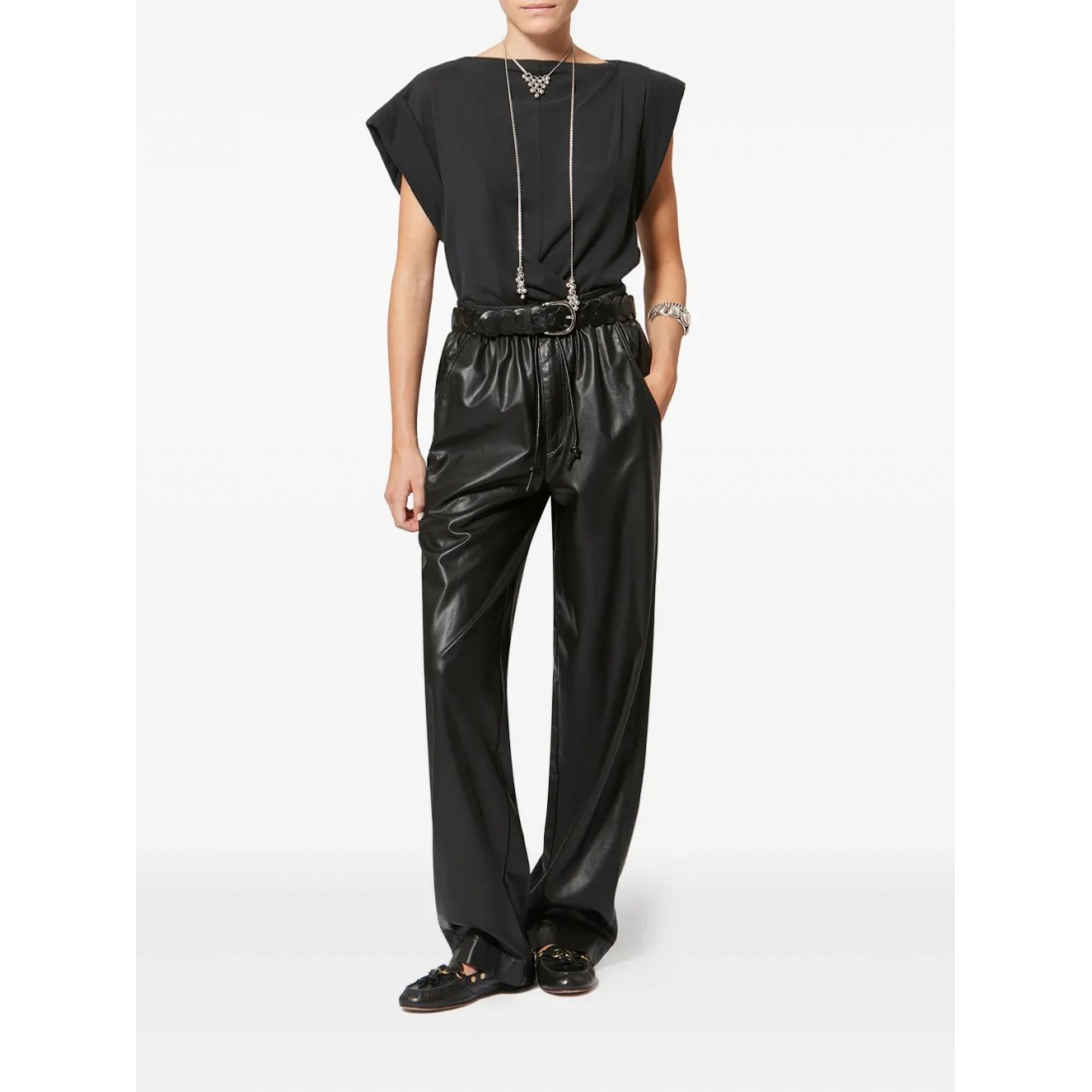 Pantalon 'Elasticated-Waistband' pour Femmes