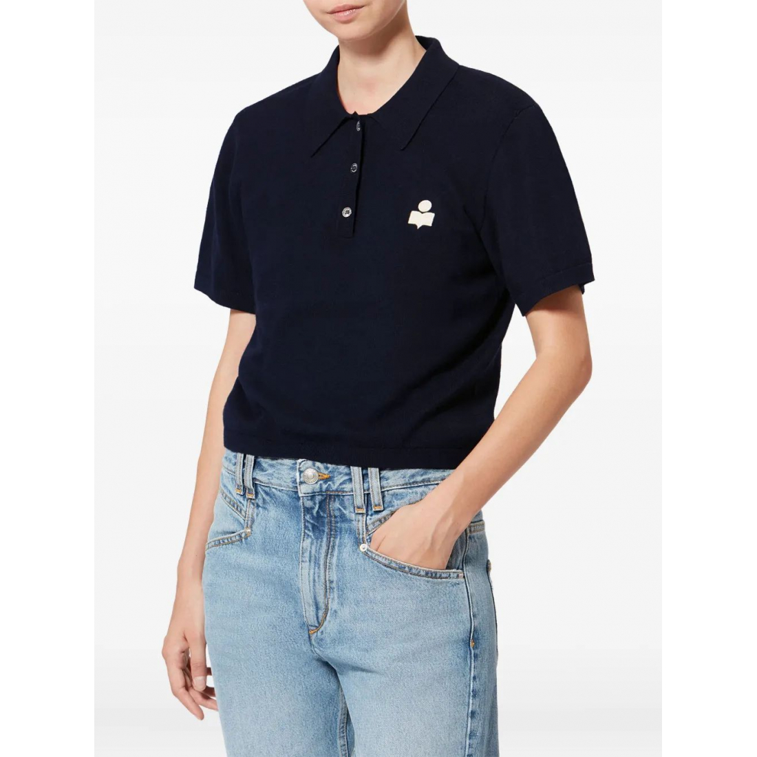 Polo 'Althea Button Logo' pour Femmes