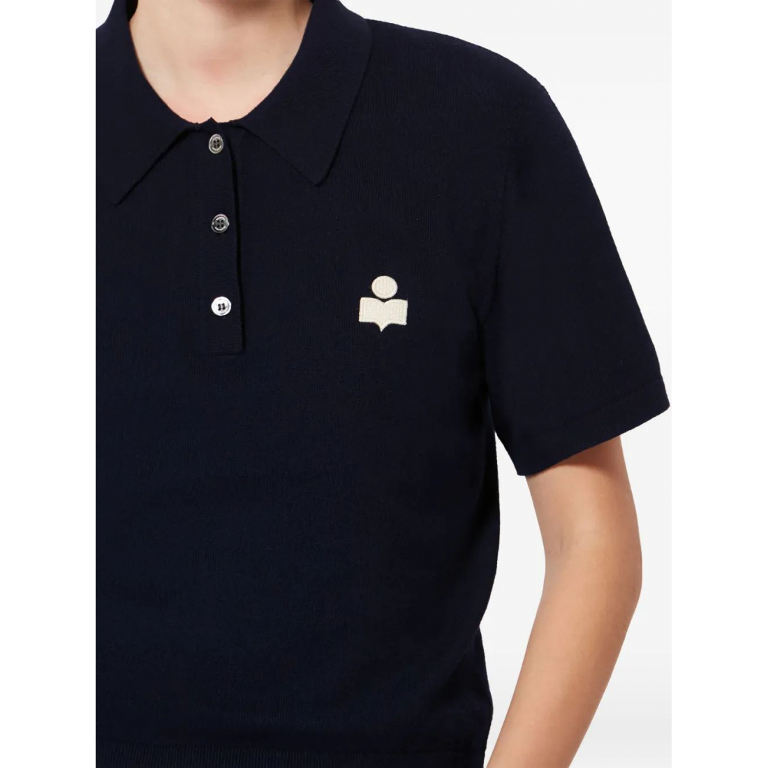 Polo 'Althea Button Logo' pour Femmes