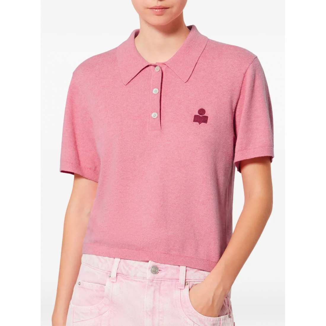 Polo 'Althea Button Logo' pour Femmes