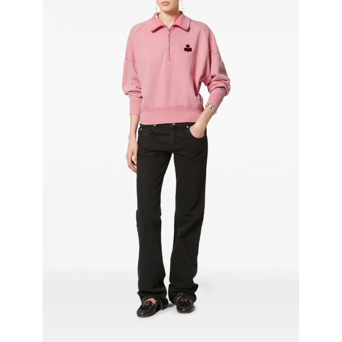 Sweatshirt 'Ross Zip Logo' pour Femmes