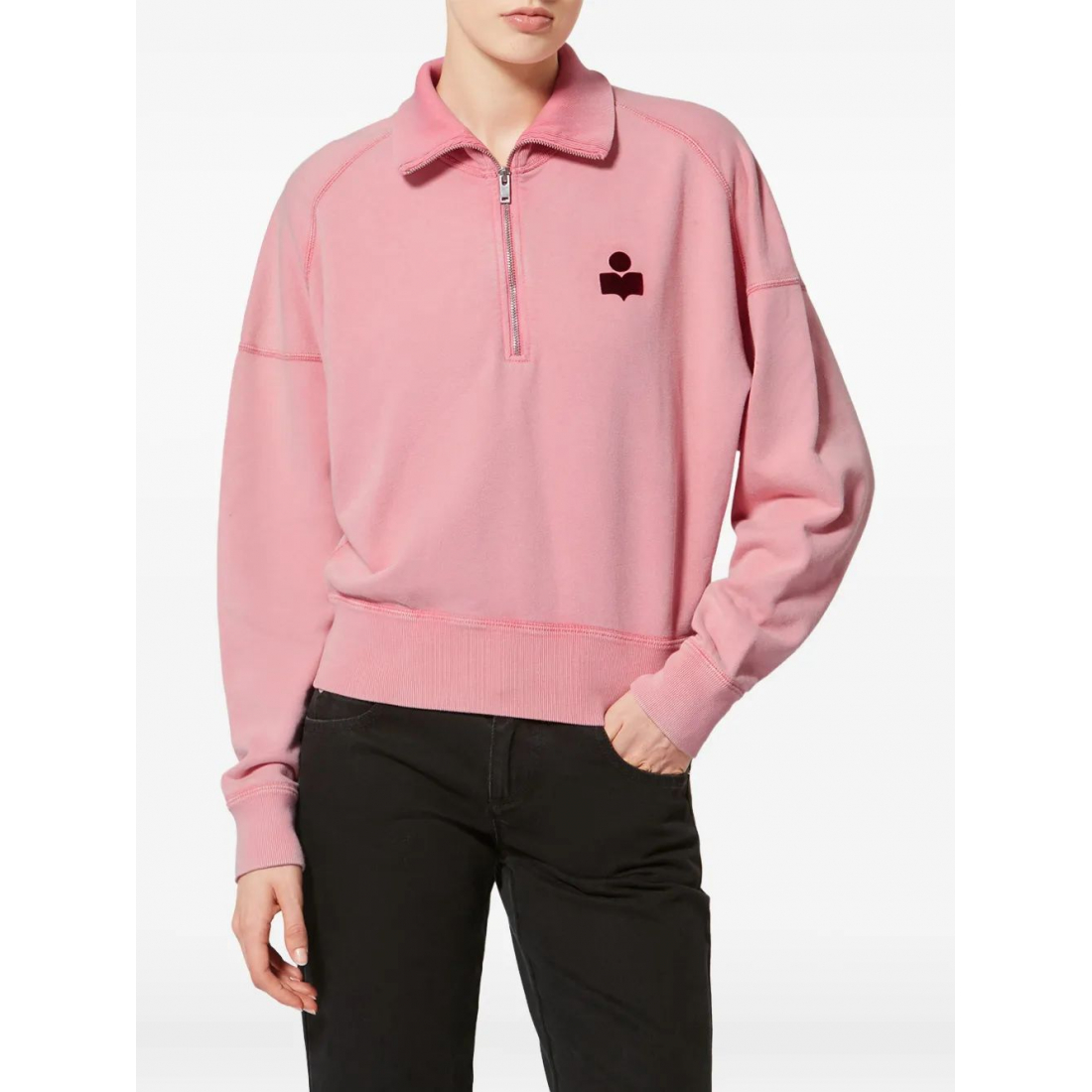 Sweatshirt 'Ross Zip Logo' pour Femmes