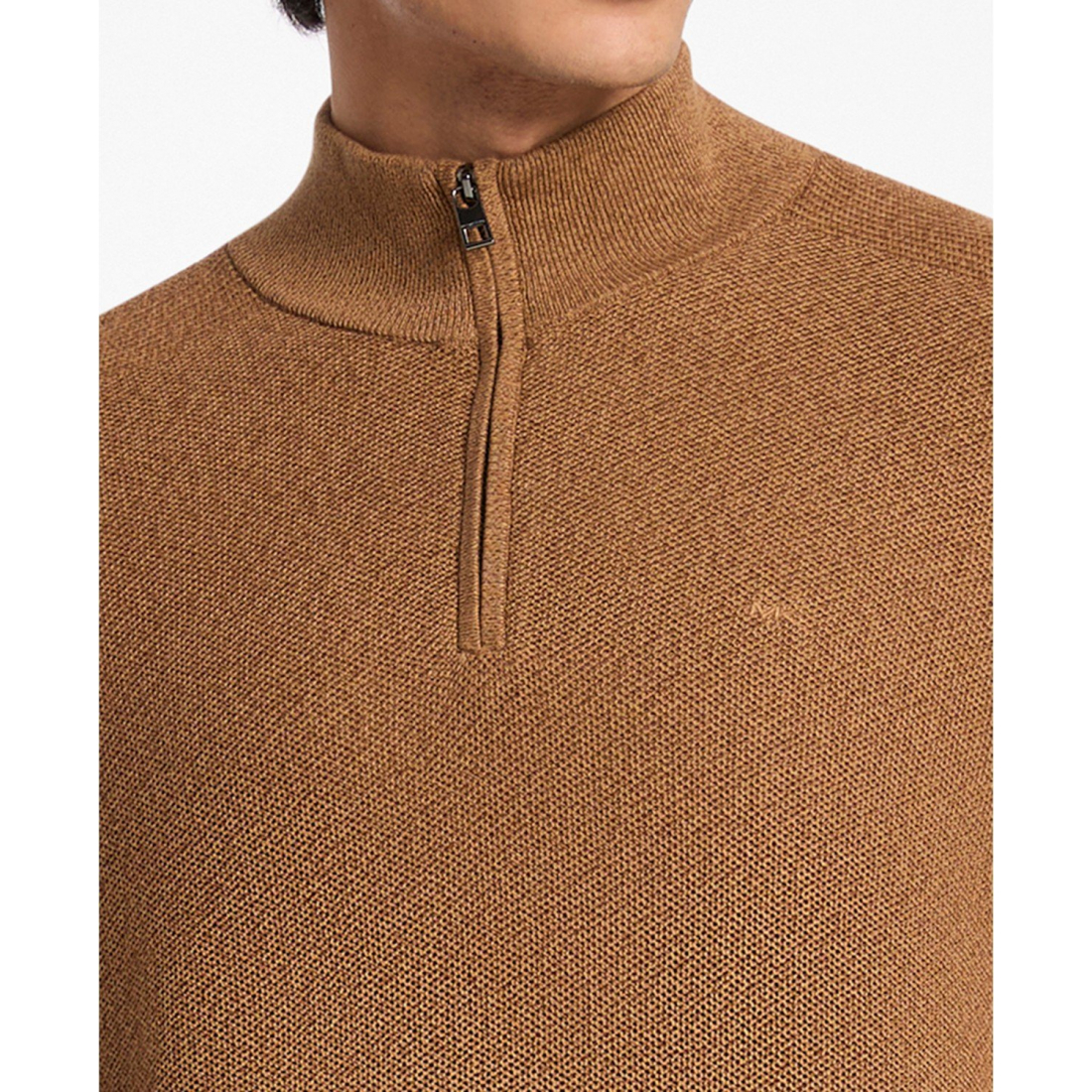'Mouline Texture Quarter-Zip Sweater' für Herren